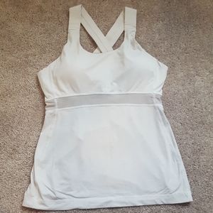 White lululemon top